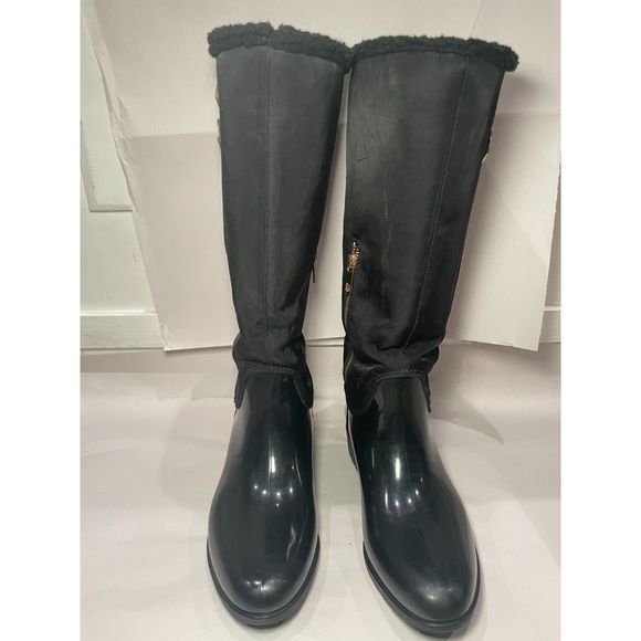 Tommy Hilfiger Four2 Riding Rain‎ Boot Size 7 Womens - Picture 3 of 7